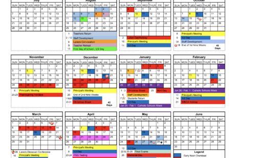 2019-2020 Calendar
